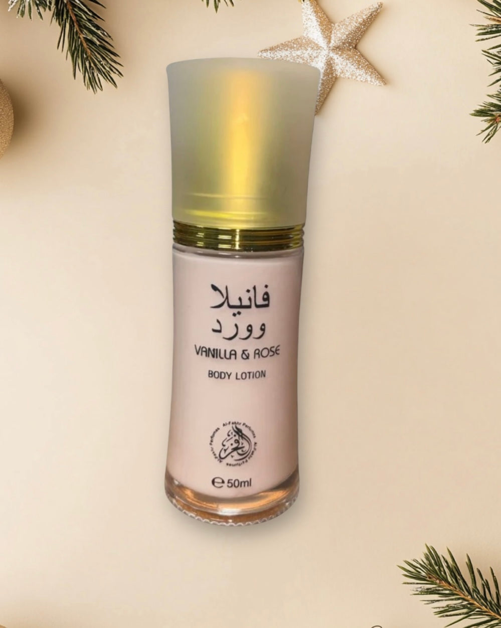 Body lotion vanille et rose