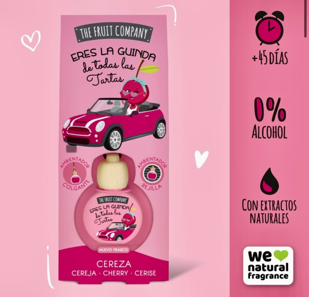 Désodorisant voiture cerise